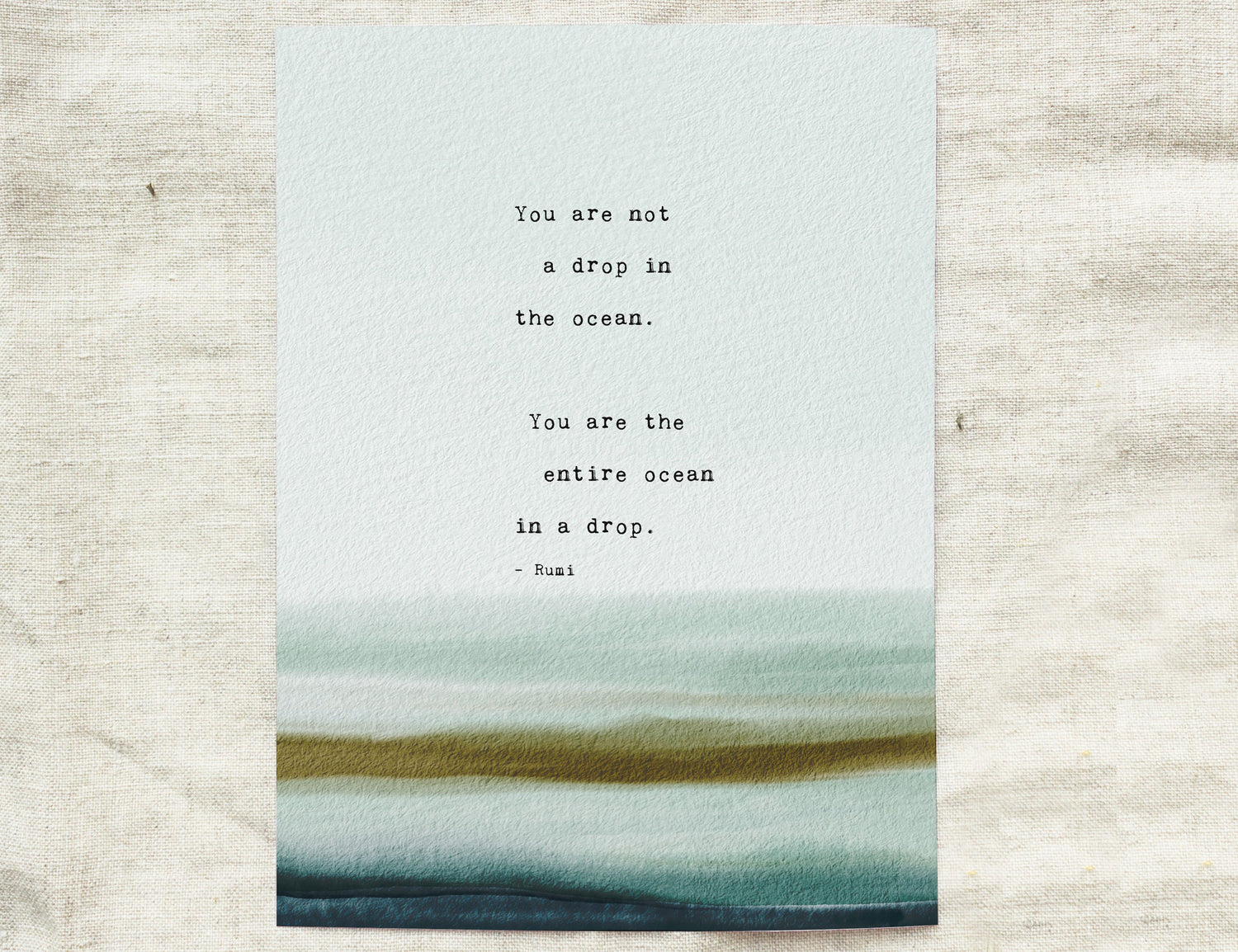 Ocean Quote Prints