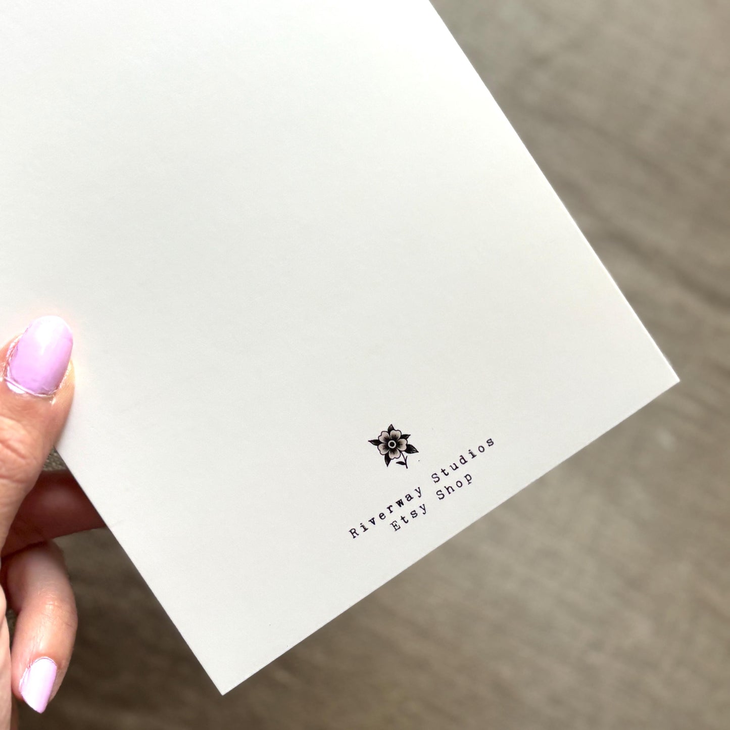 Traditional Tattoo Anniversary or Love Card. Goth love note