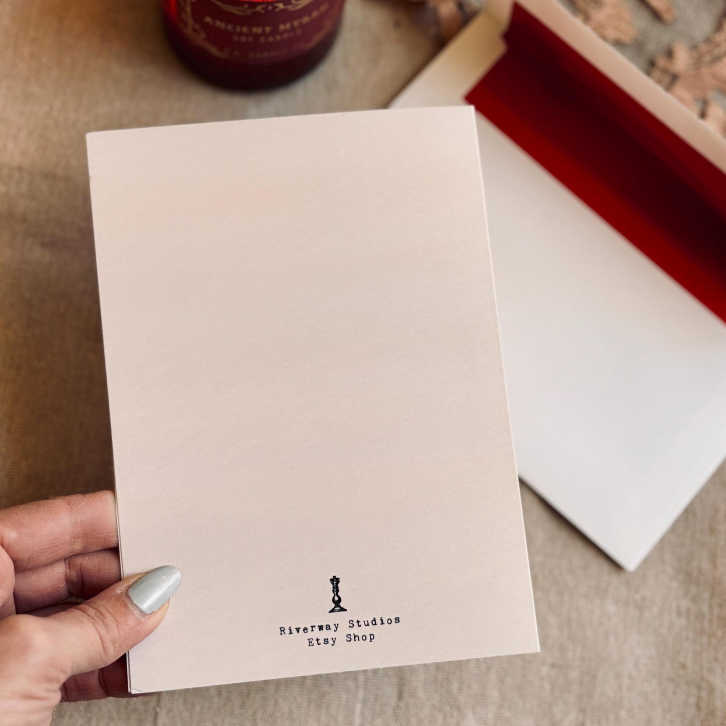 King and Queen Chess Anniversary Card