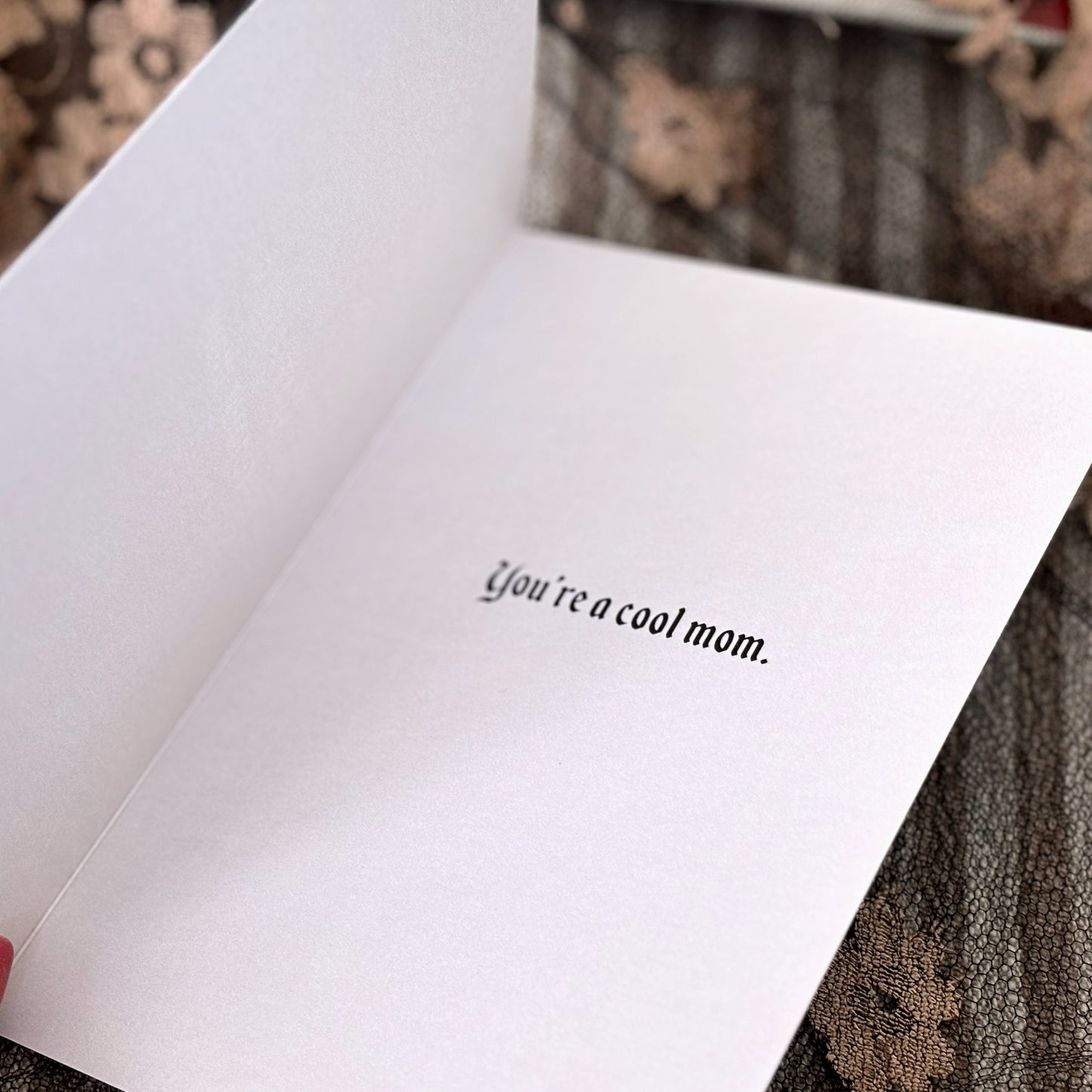 Alternative Mother's Day Card "You're not a regular mom, you're a cool mom"