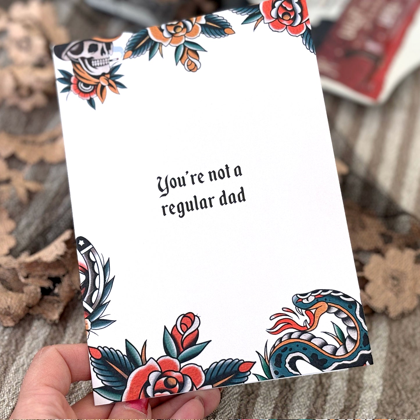 Alternative Card for Dad "You're not a regular dad, you're a cool dad"
