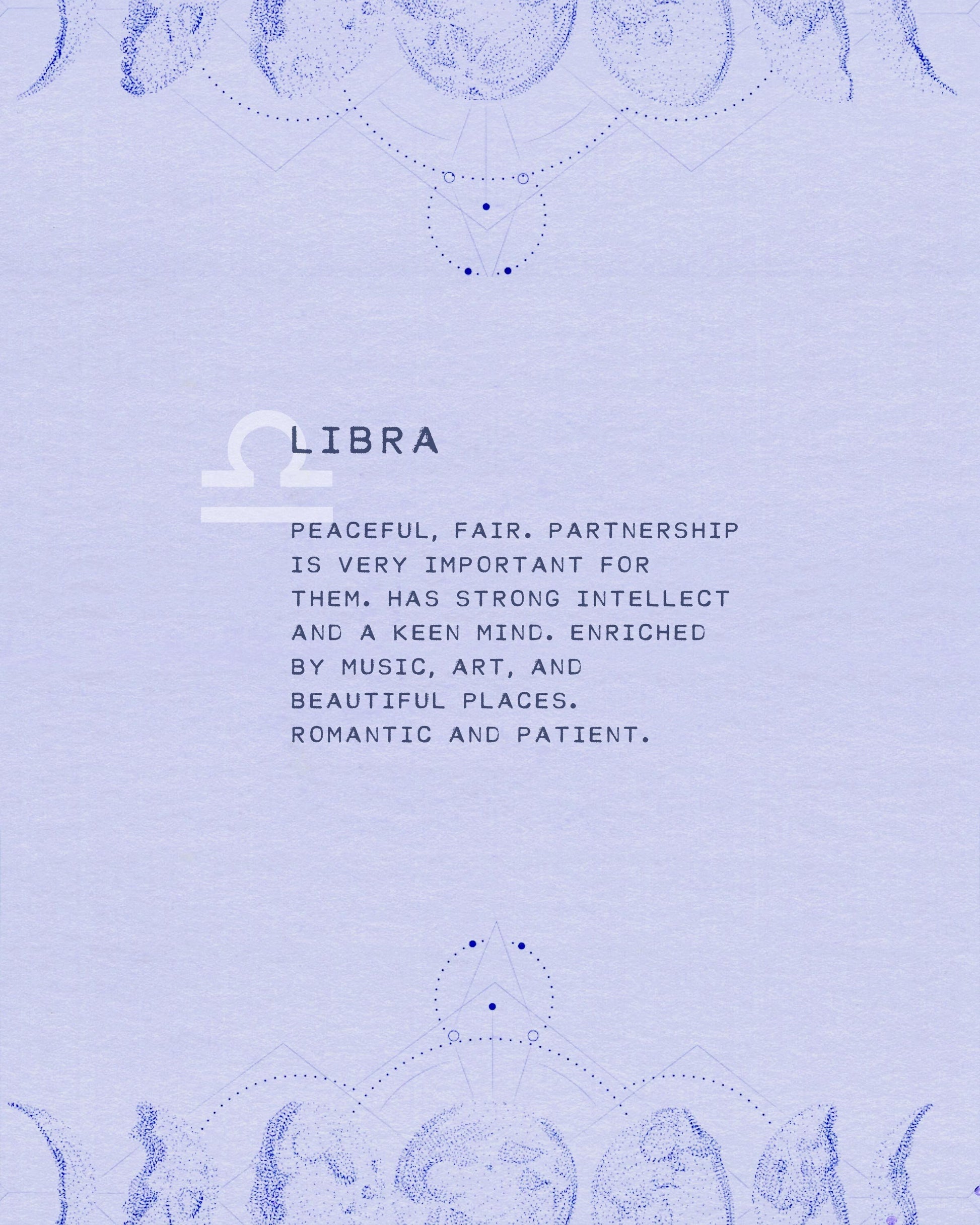 libra astrology art
