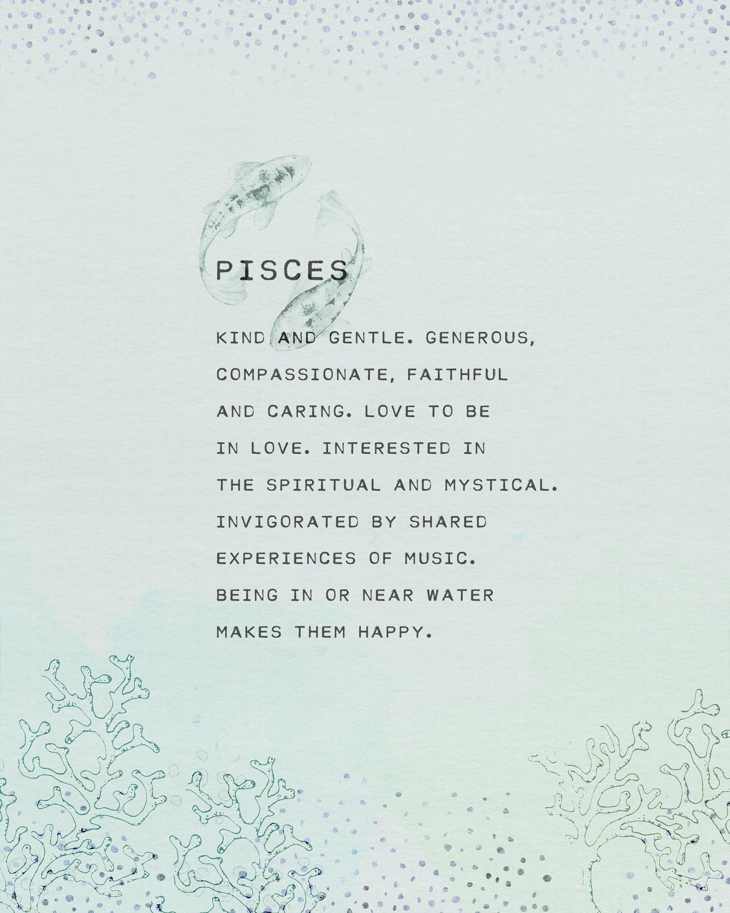 Pisces star sign art