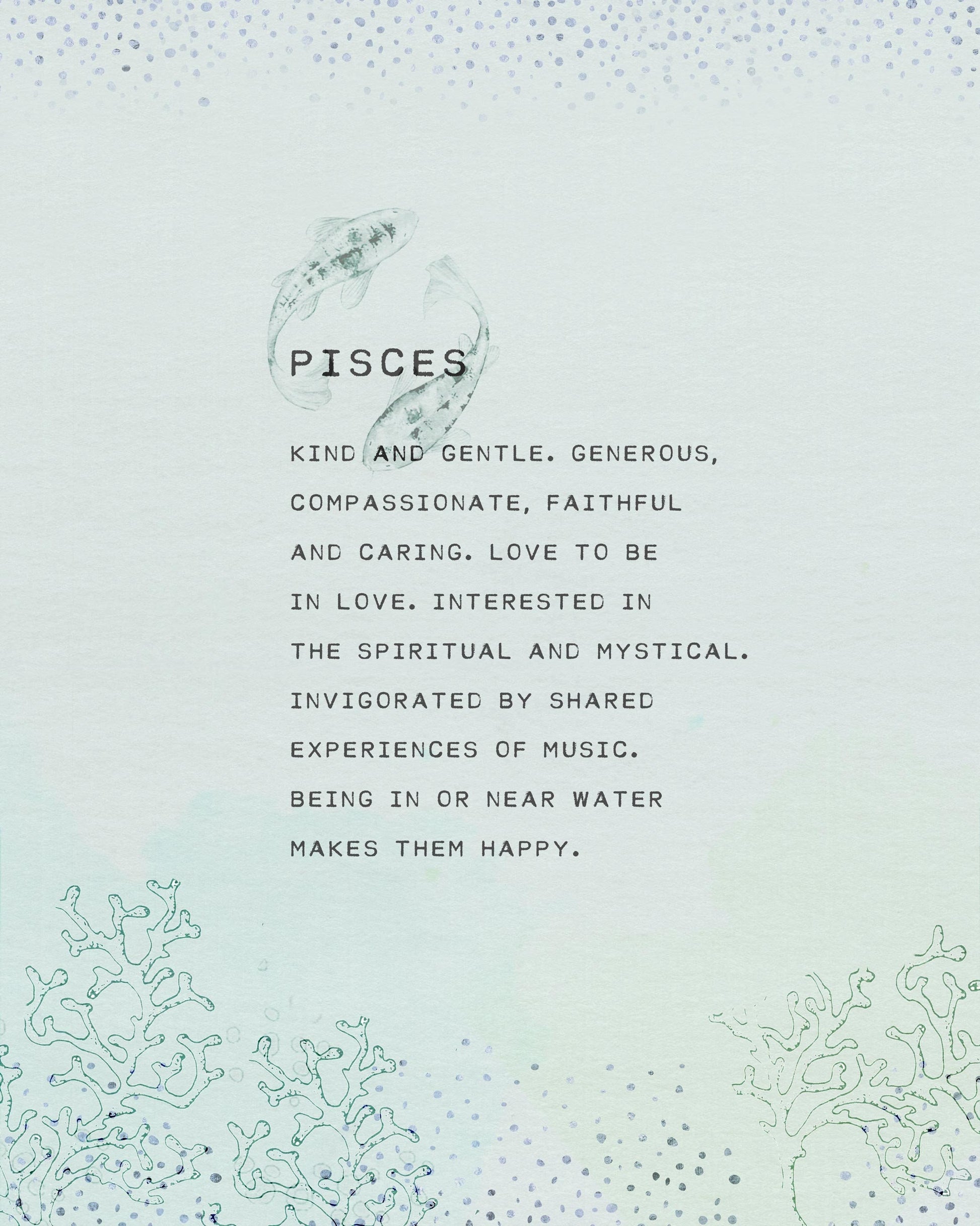 Pisces star sign art