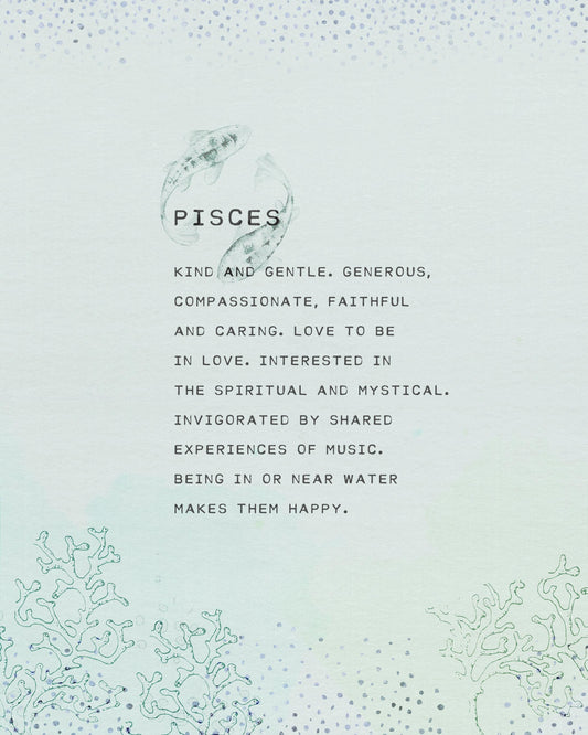 Pisces star sign art