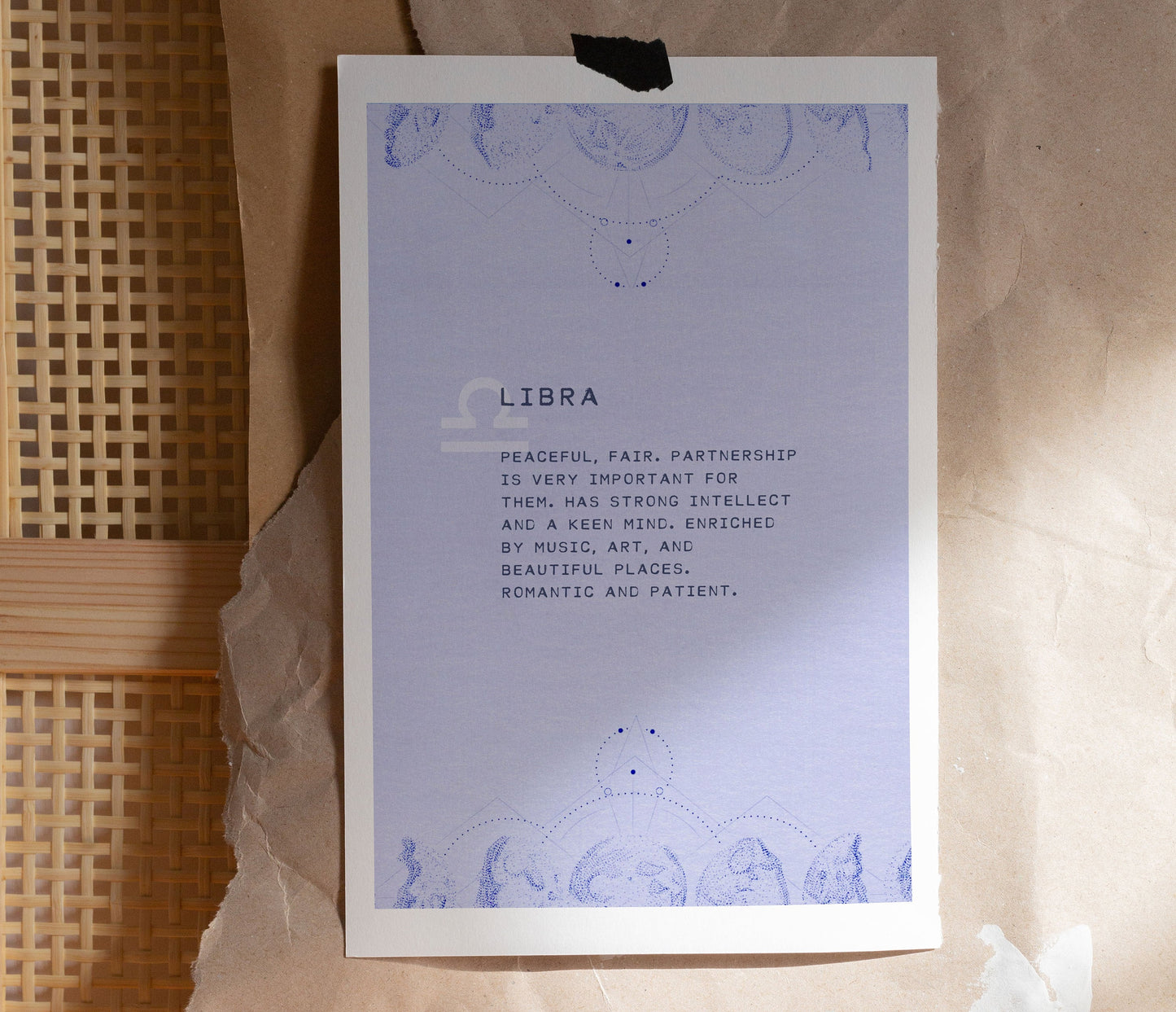 libra astrology art