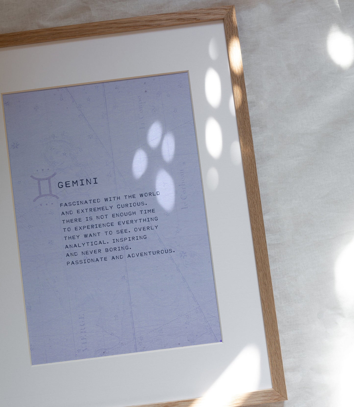 Gemini zodiac horoscope art