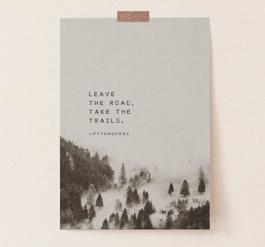 Leave the road, take the trails