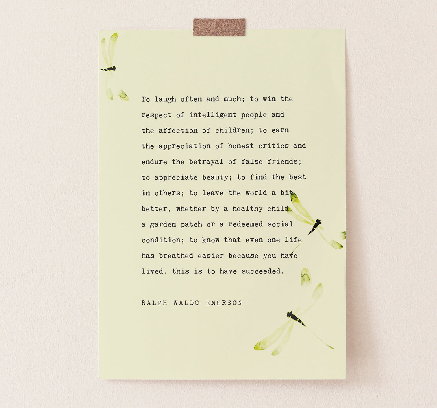 Emerson to laugh often and much poetry art