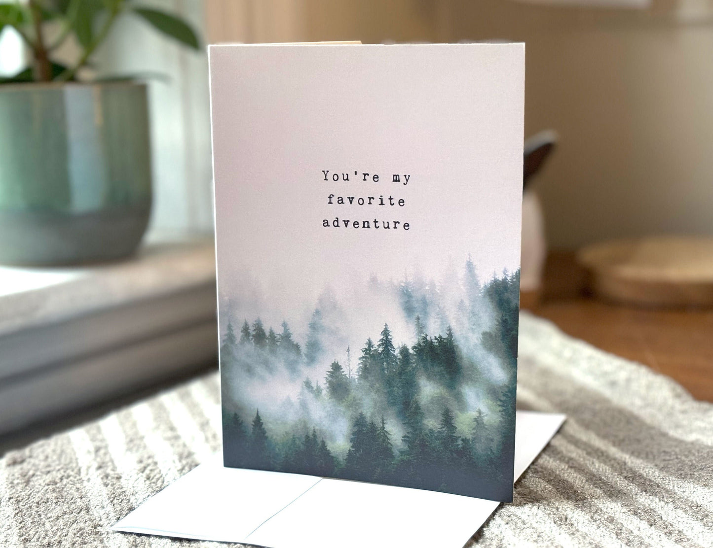 You're My Favorite Adventure Greeting Card for him
