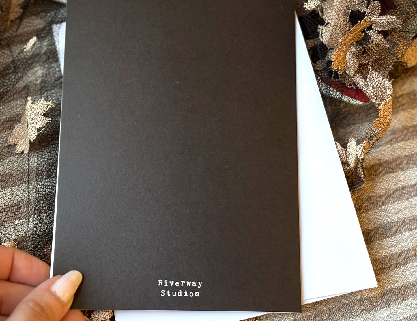 Goth Mother's Day Card "Mom is just a title above Queen" greeting card